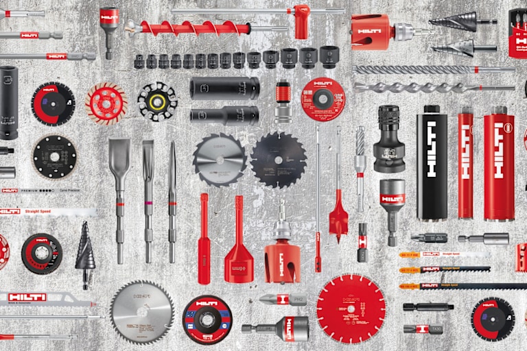 Hilti Kraftpakete mit Verbrauchsmaterial