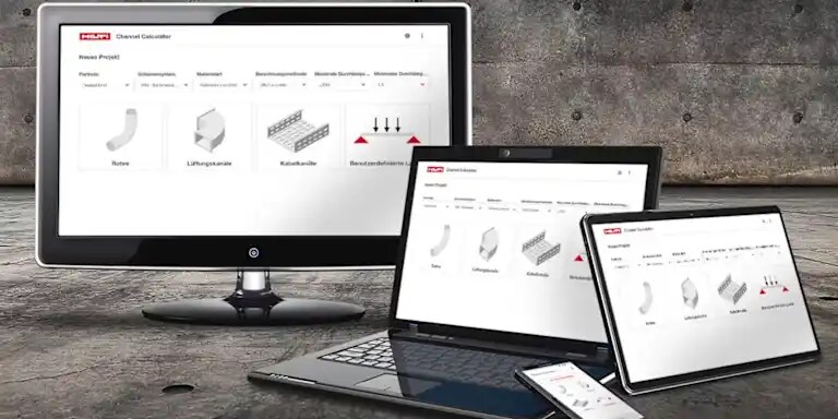 Hilti Channel Calculator