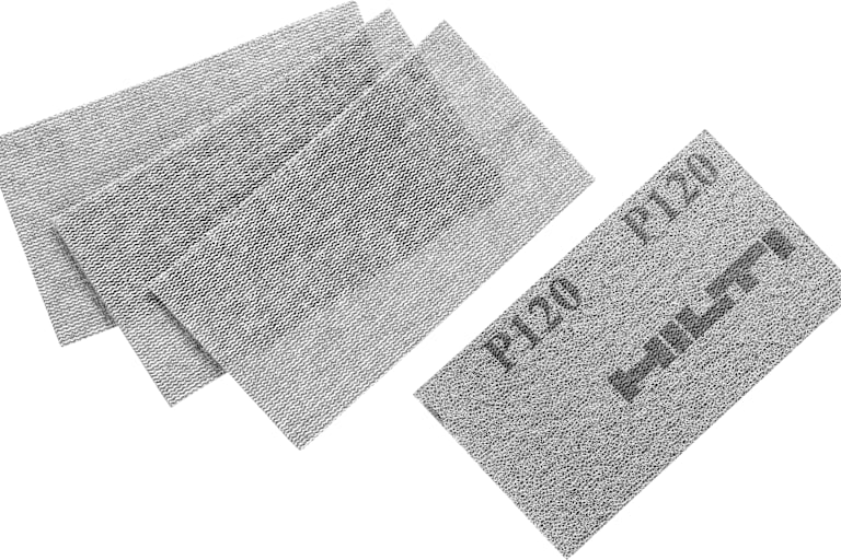 Sanding discs and sanding sheets