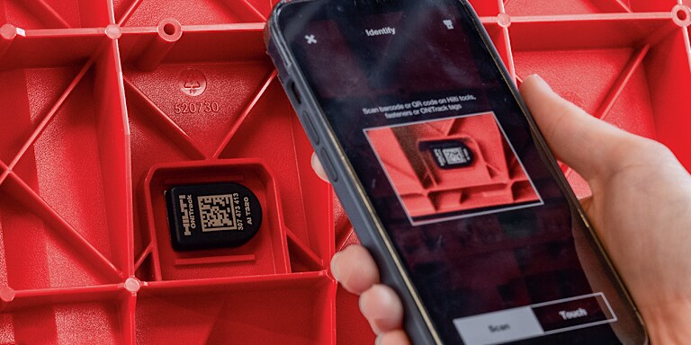 Add ON!Track tracking tags and check inventory via your mobile device or PC.