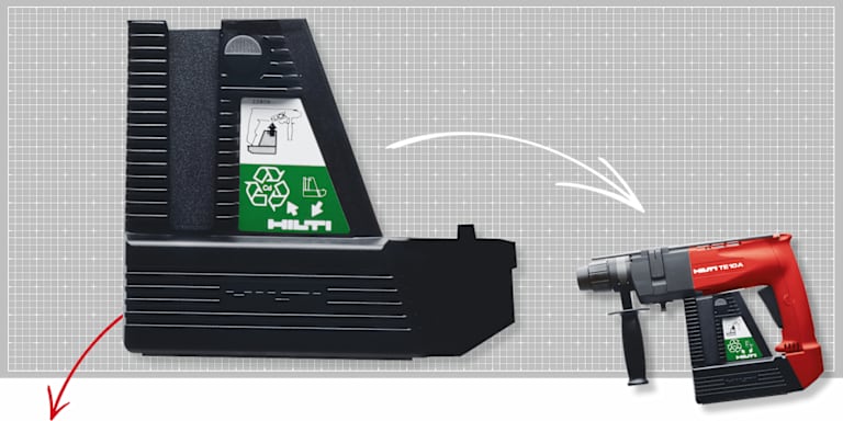 NiCd battery to power our first ever cordless tool, the TE 10 A.