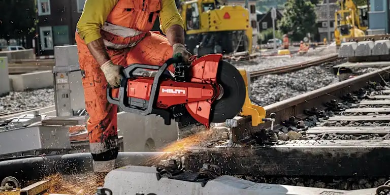Afbeelding van doorslijpmachine voor rails