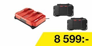 C 8D-22 dubellladdare 2 st B 22-260 batterier