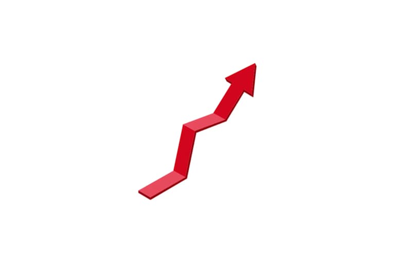 Icône affichant « augmentation de productivité »