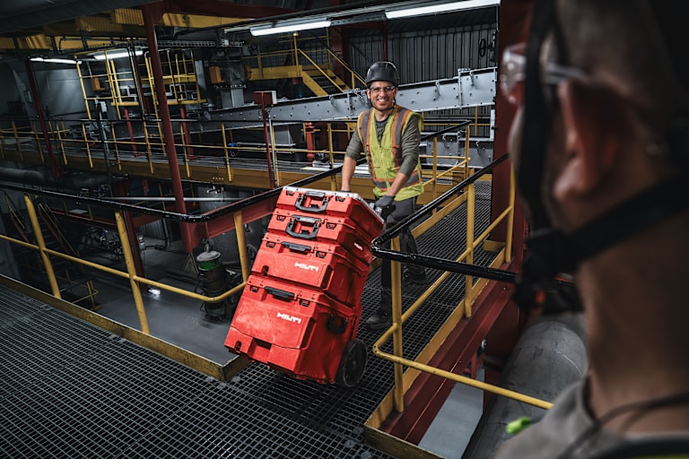 Hilti ProKit auf der Baustelle