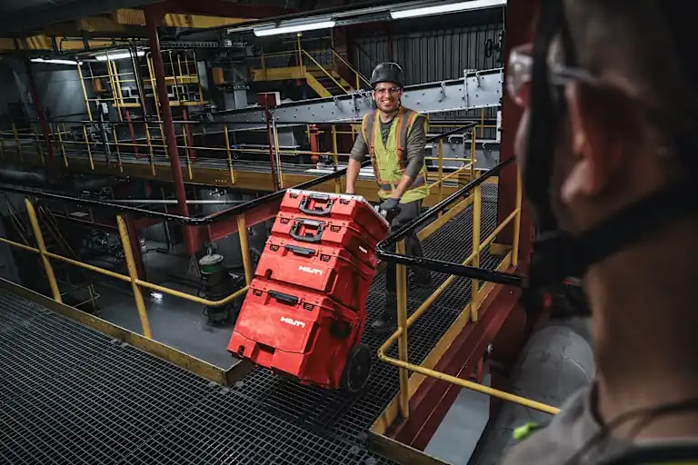 Hilti ProKit auf der Baustelle