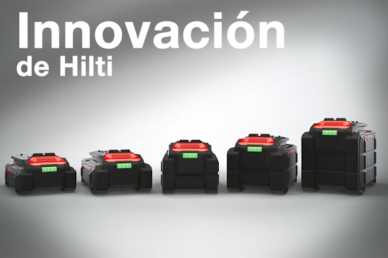Text: "Innovación de Hilti"