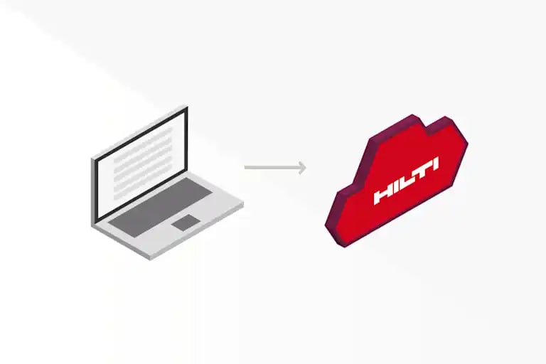 Collega il tuo sistema al sito web di Hilti