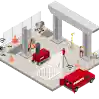 Local de obra de construção