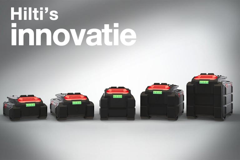 Text: "Hilti's innovatie"