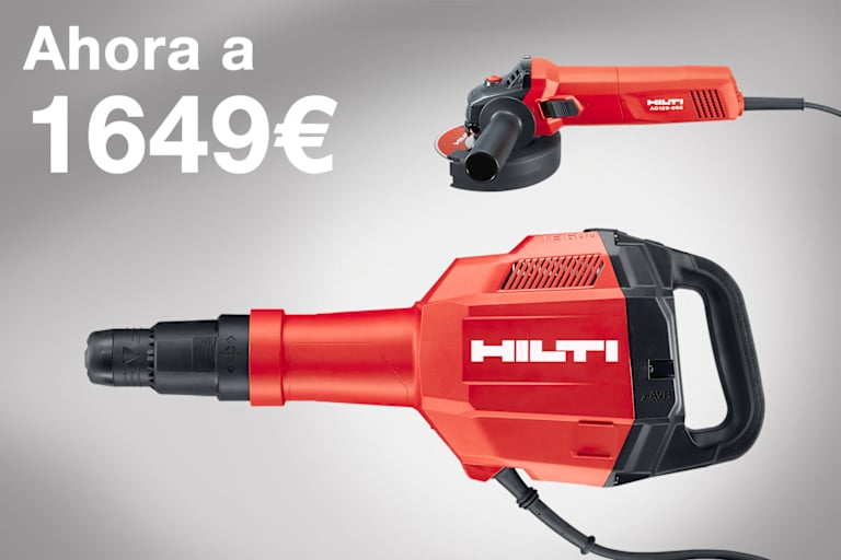 1 Martillo rompedor TE 600 1 Amoladora angular AG 125-SE