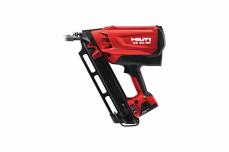MAN USING HILTI TOOL