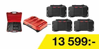 C 8D-22 dubelladdare 4 st B 22-260 batterier