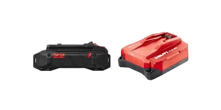 Hilti battery and chargers