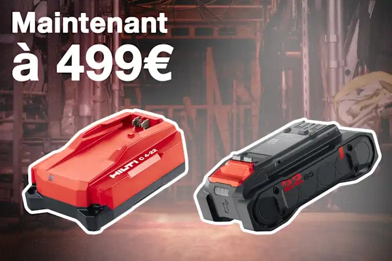 Ponceuse à béton Hilti DGH 130 à 549 euros pendant les Journées Rouges