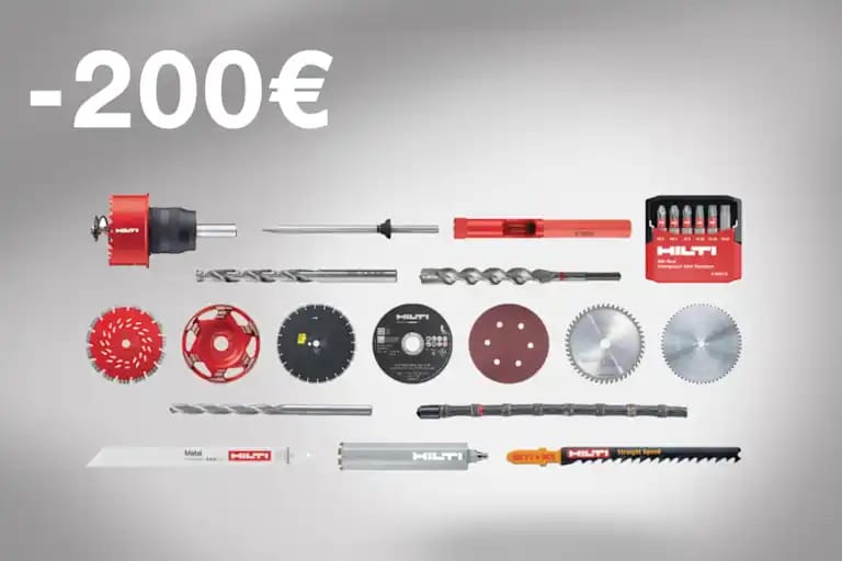 Consumibles Hilti con 20% de descuento