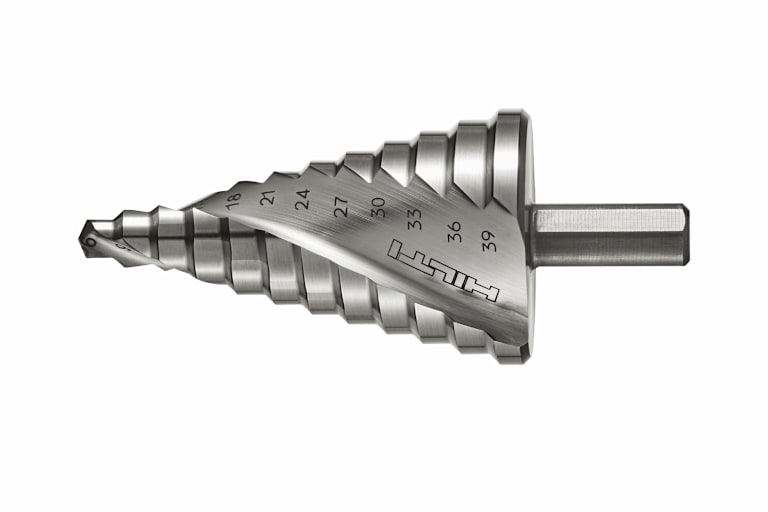 Stepped drill bits