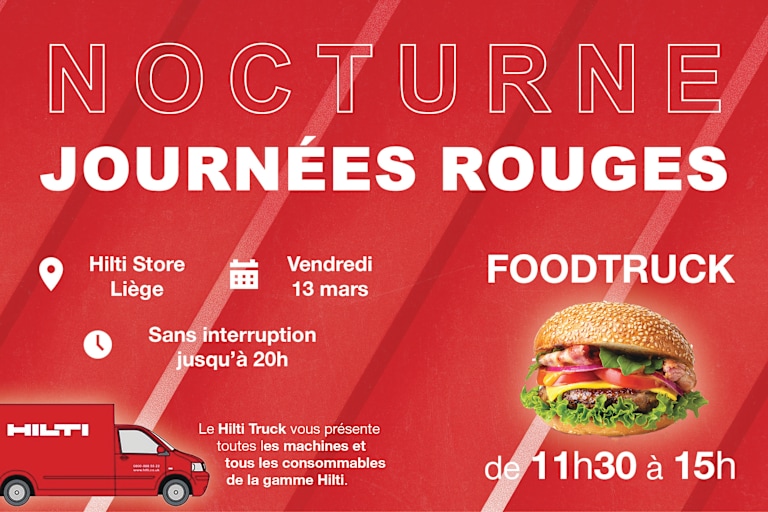 Hilti Store employee showing information on a tablet