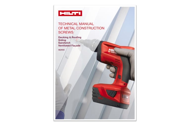 Technical manual of metal construction screws