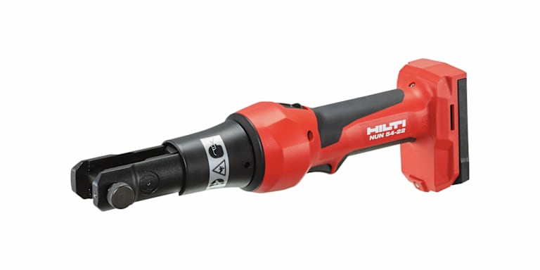 NUN 54-22 cordless 6-ton cable crimper and cutter