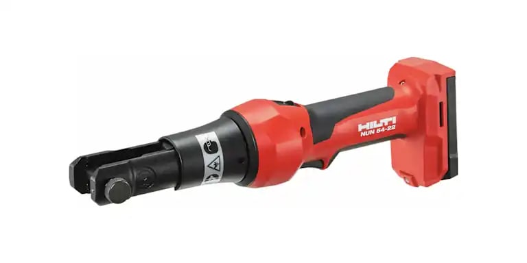 NUN 54-22 cordless 6-ton cable crimper and cutter