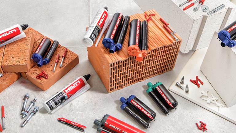 Hilti injectieankers voor toepassingen in metselwerk