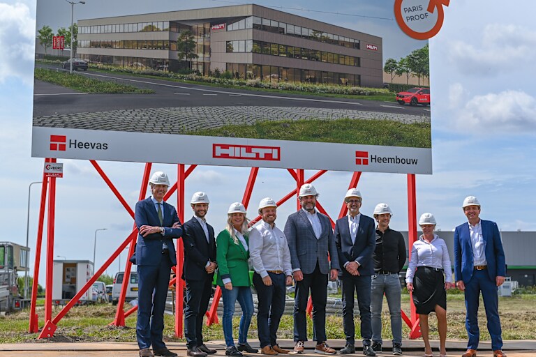 Afbeelding van onthulling bouwbord