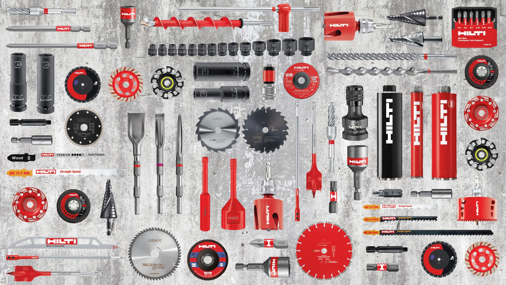 Hilti Kraftpakete mit Verbrauchsmaterial