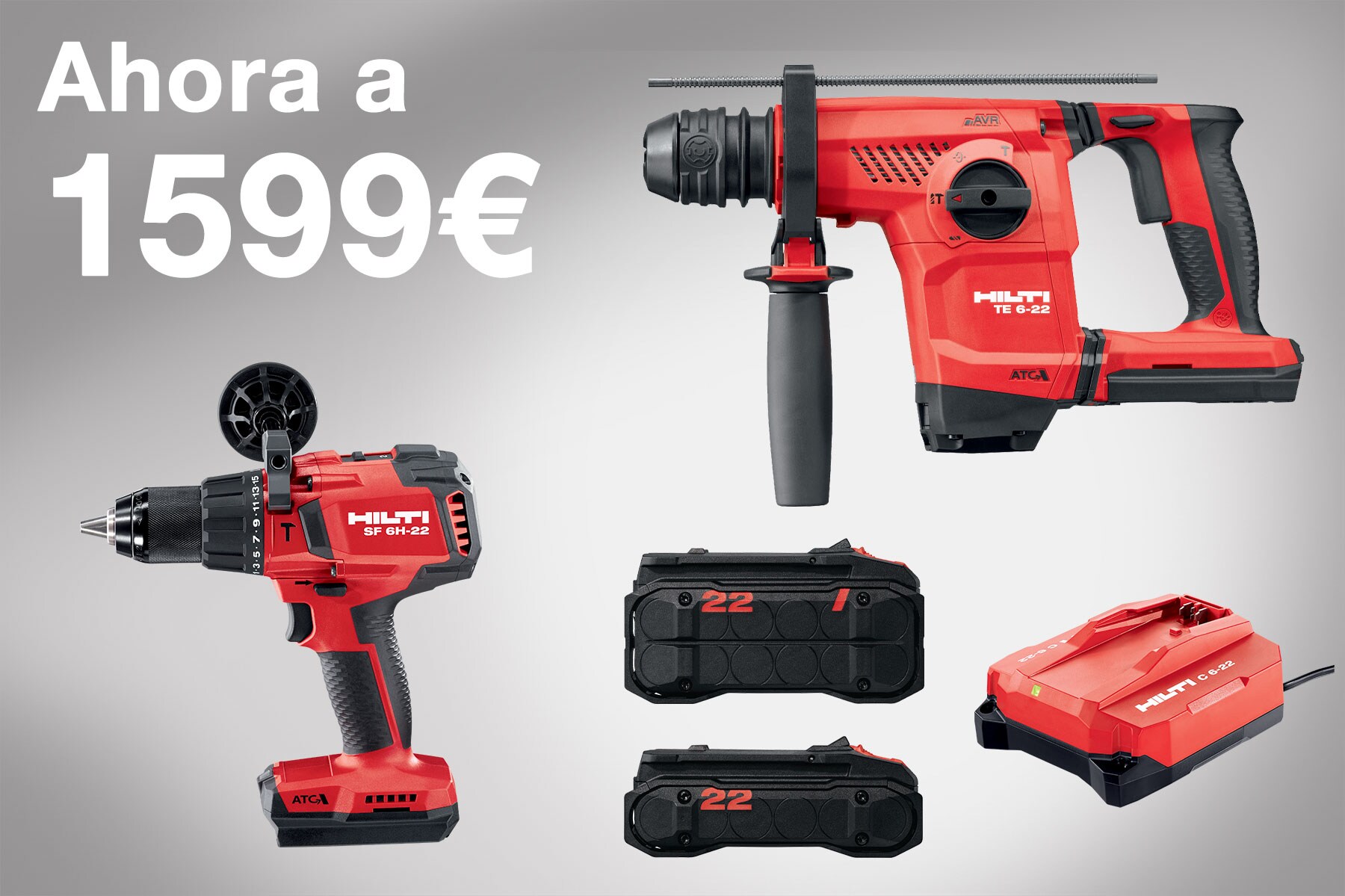 Hilti TE 6 + SF6H + B22-85+B22-110 + C6 
