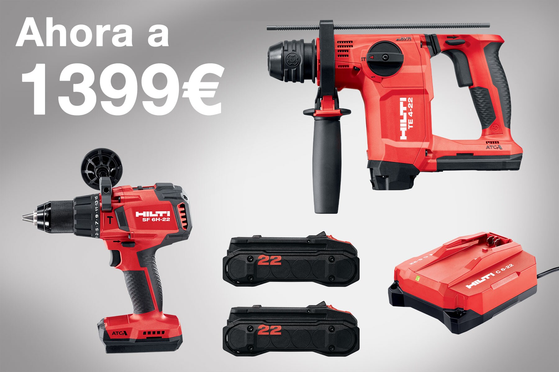 Hilti TE 4 + SF6H + 2 B85 + C6 
