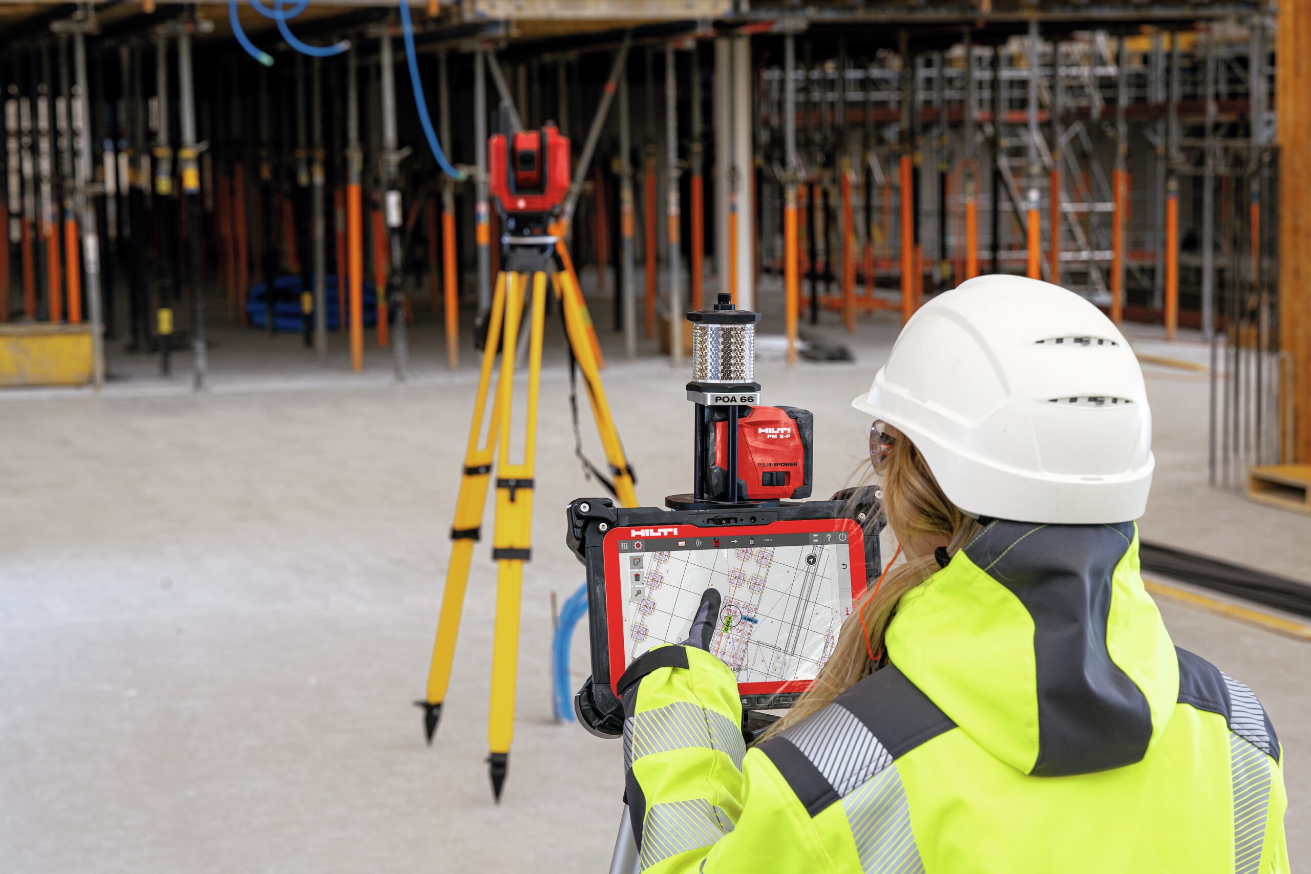A robotic total station is a device that is widely used in the construction industry to survey an area prior to, or during, construction