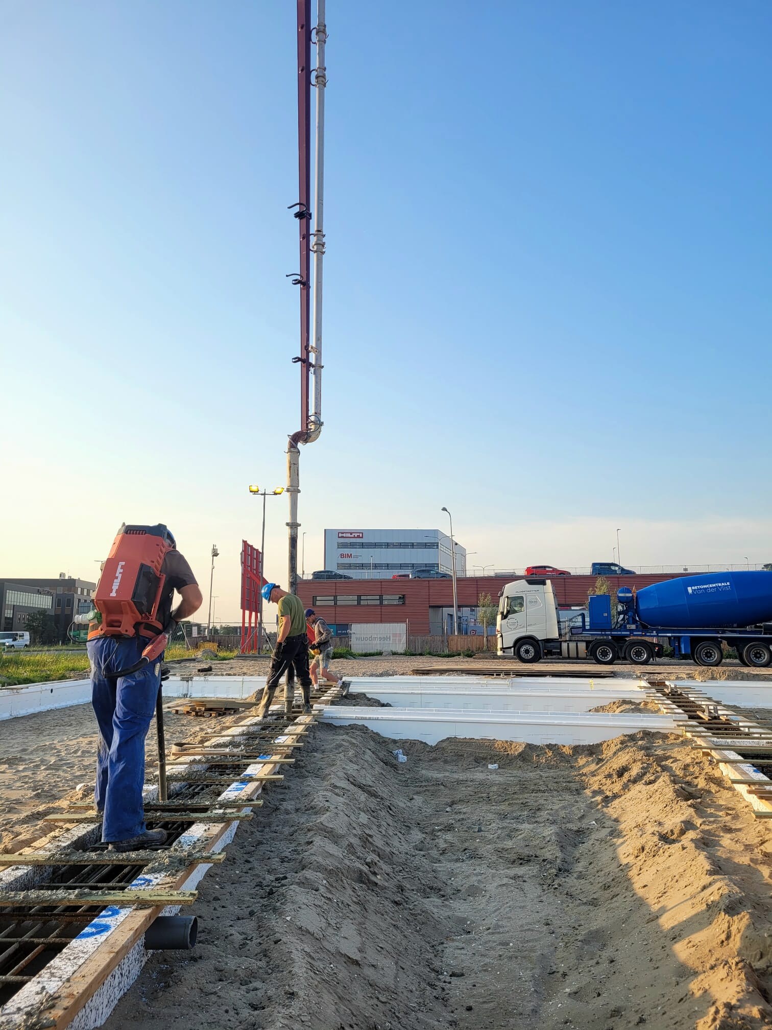 Afbeelding van storten fundering