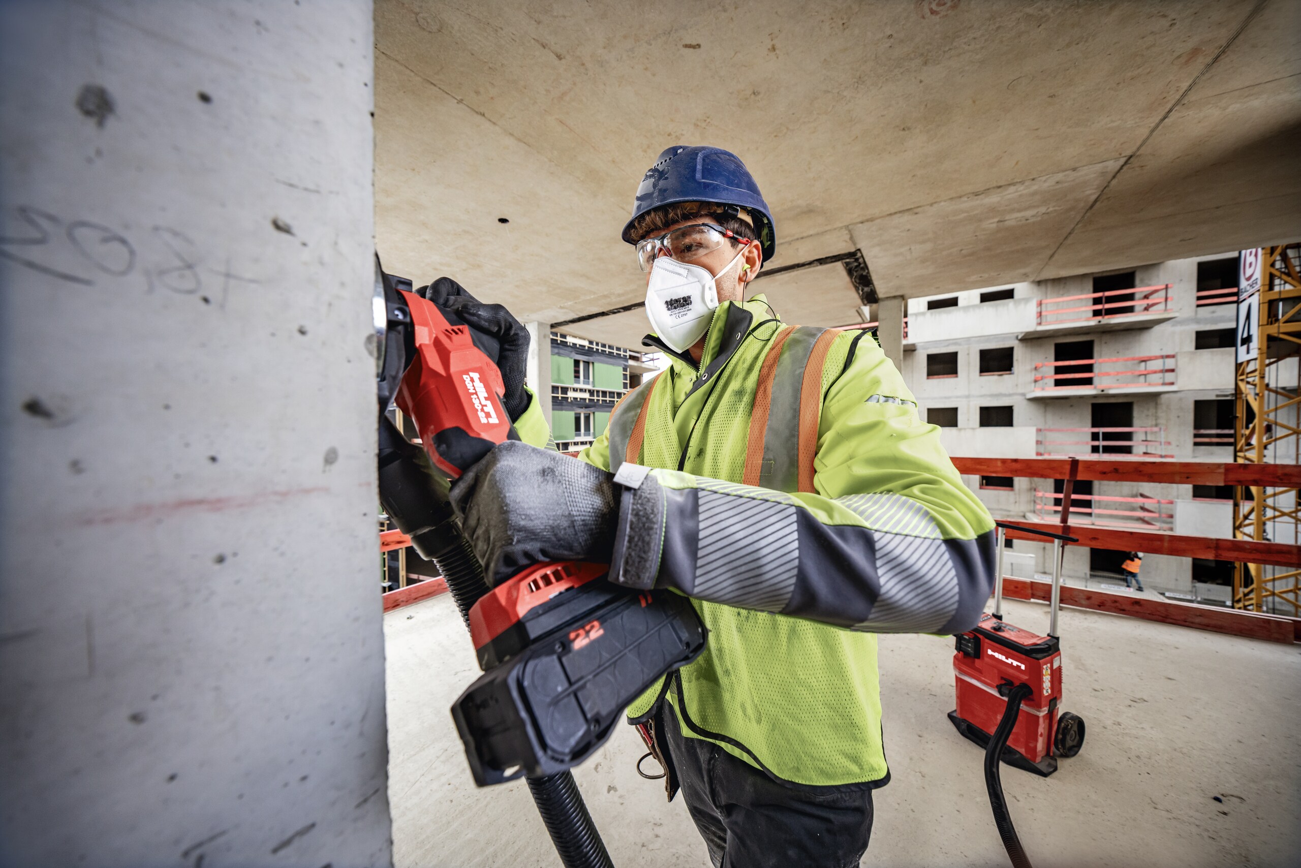 Whether you are making a straight cut or chamfering an edge down to an angle, you are creating dust which can be detrimental to people’s health.