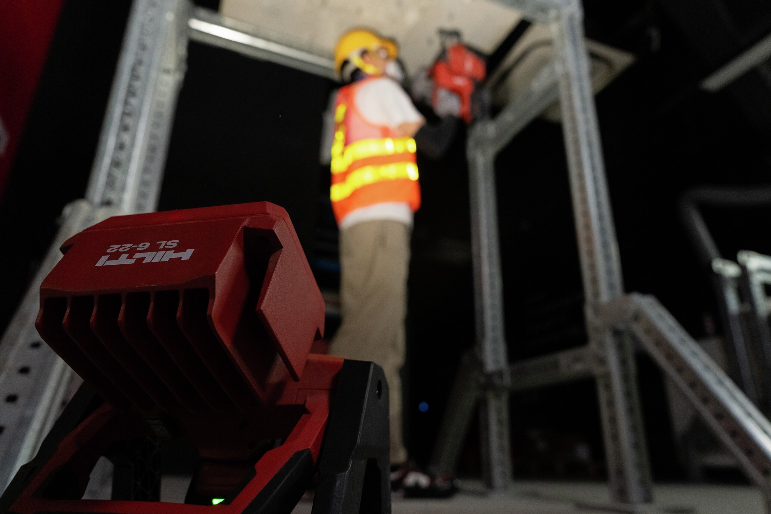Not all construction lights are suitable for outdoor use. Always refer to the manufacturer instructions to check.