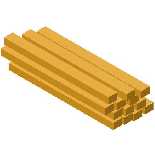 Illustration de tas de bois