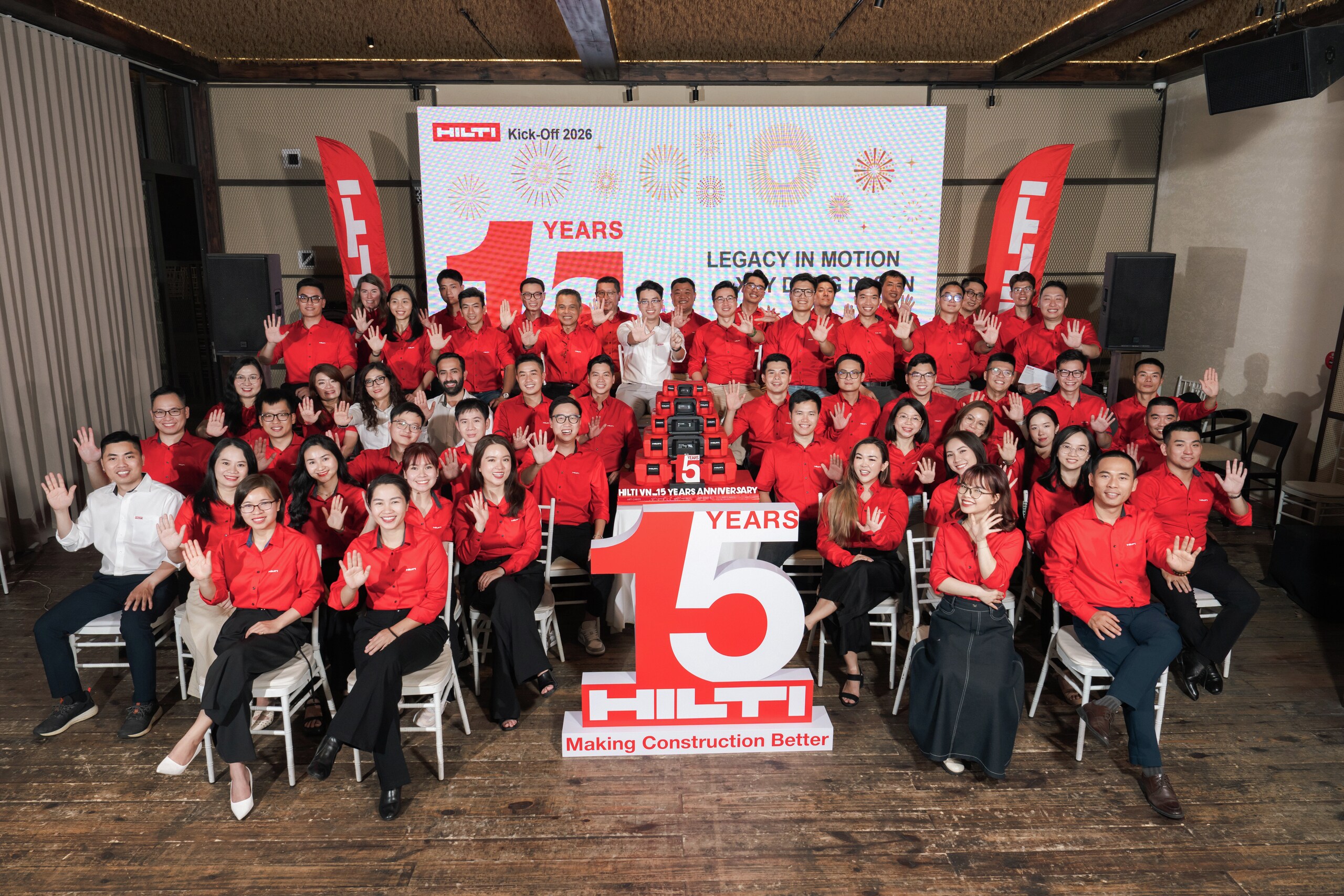 2026 đánh dấu 15 năm hành trình Hilti Việt Nam xây dựng di sản