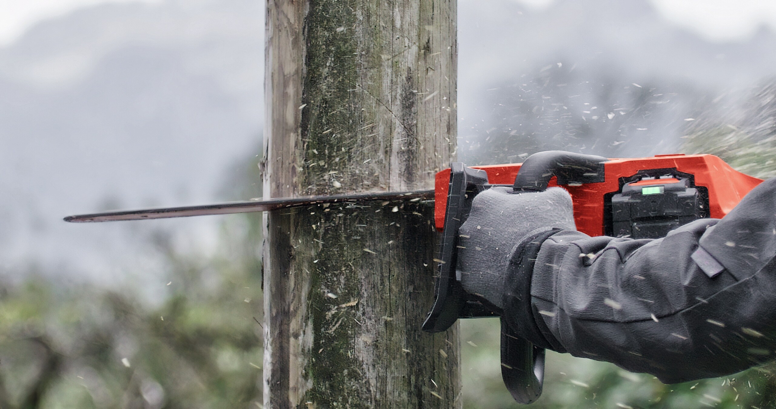 cordless chainsaw- Safety