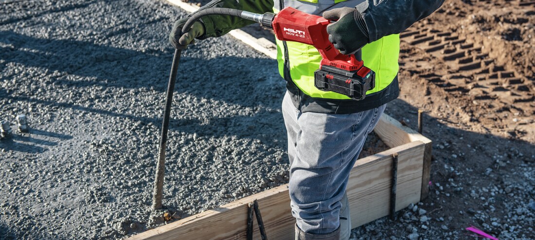 All our vibrating concrete poker products incorporate a brushless motor and the flexibility to do more thanks to a number of features