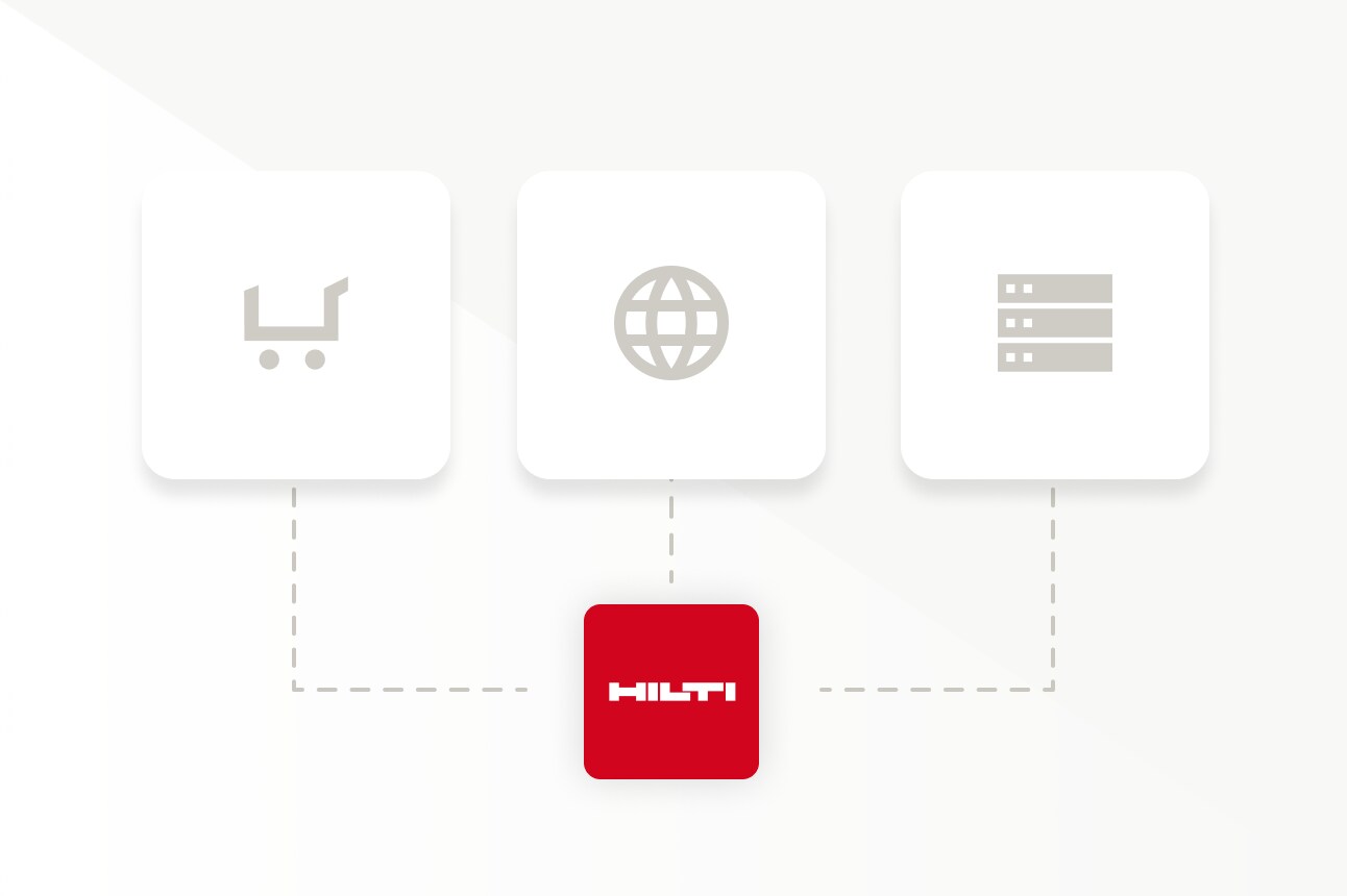 Hilti collabora con oltre 50 ecosistemi locali e globali di procurement digitale. Altre piattaforme seguiranno.