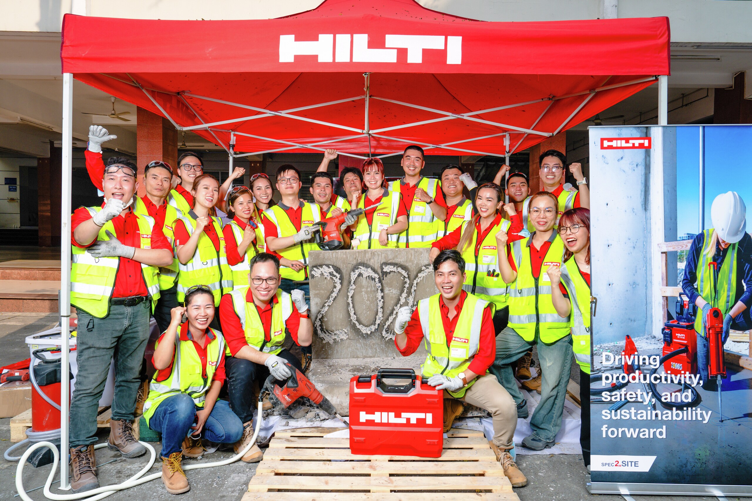Hilti Việt Nam tập trung vào việc nâng cao năng suất, an toàn và bền vững tại thị trường nội địa