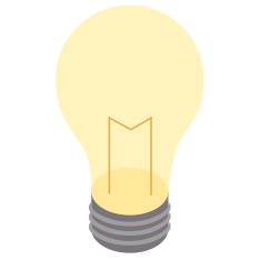 Icône d’une lampe