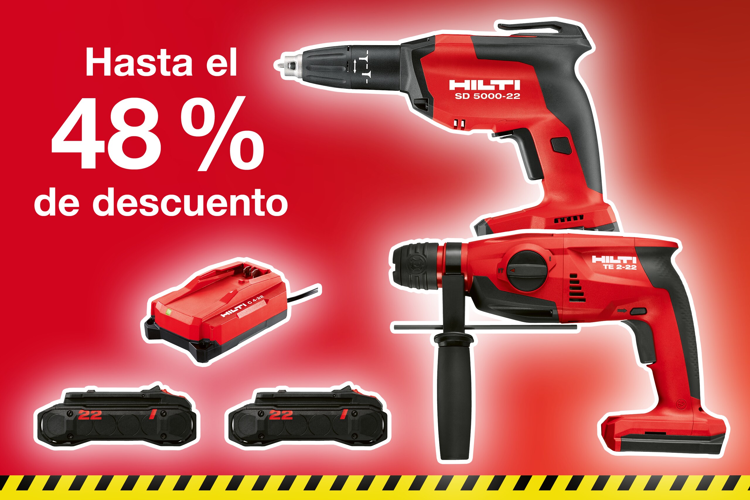 Hilti pack : SF6H22 + B85 + C4 