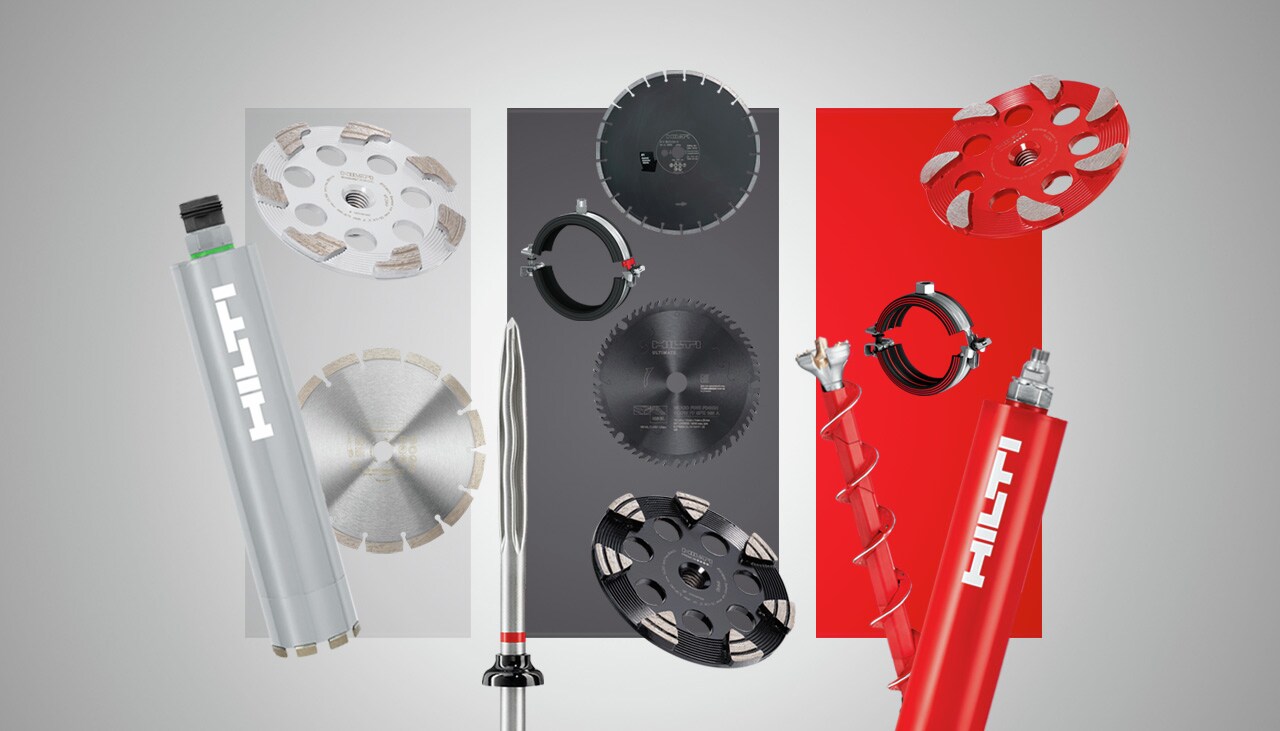 Hilti Werkzeuge sind in drei Leistungsklassen erhältlich: Standard, Premium, Ultimate