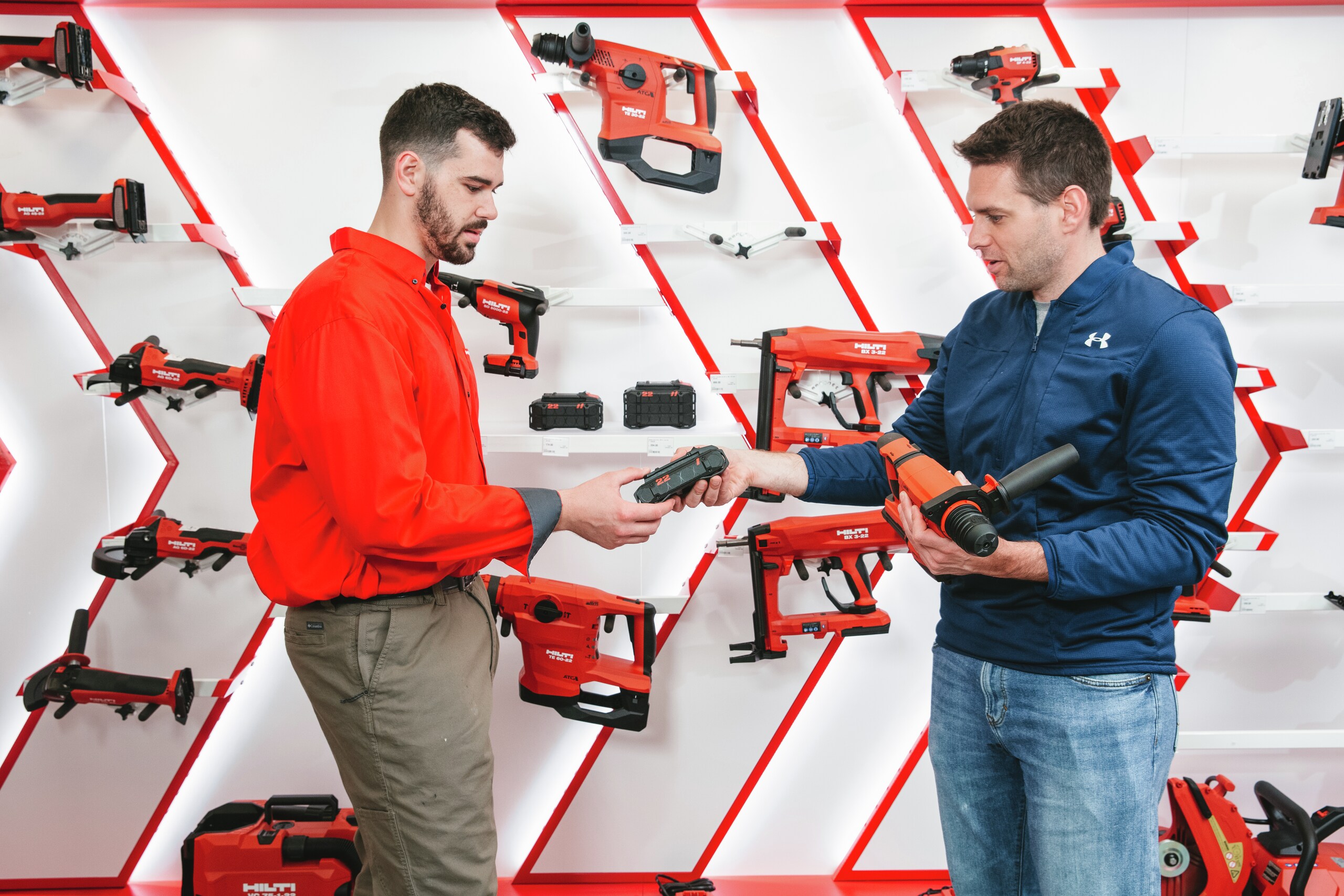 At our Hilti stores you'll find: