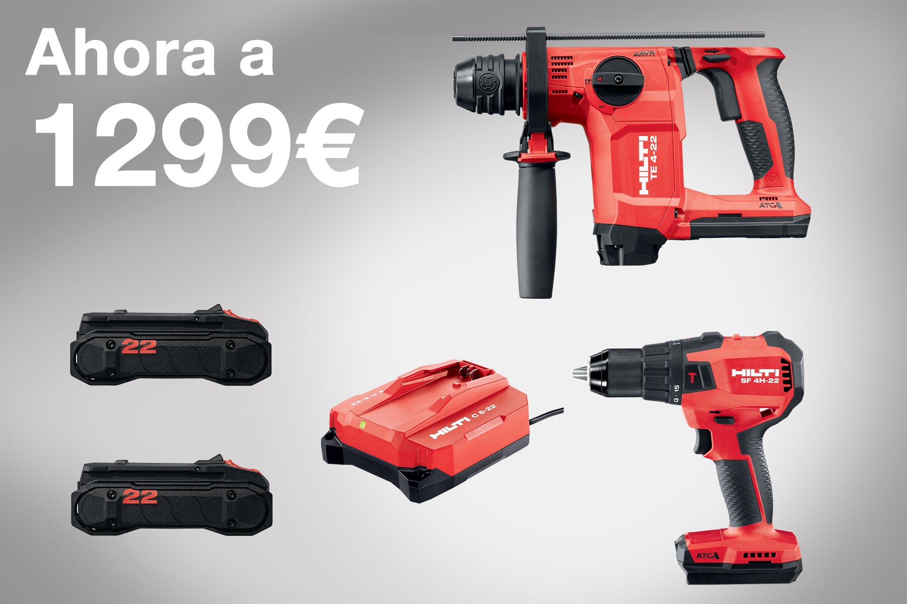 Hilti TE 4 + SFH 4+2 BAT + C6 