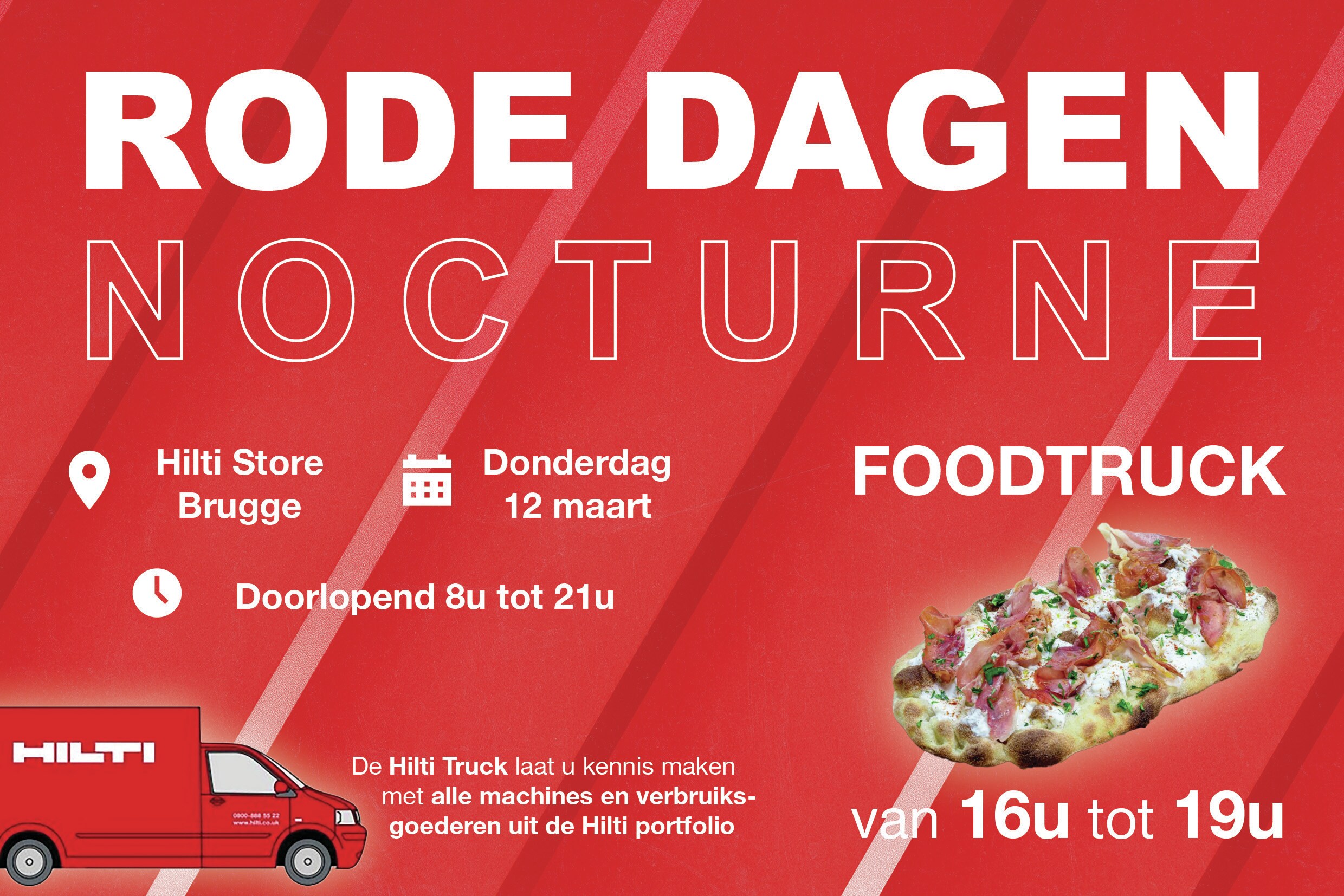 Hilti Store employee showing information on a tablet